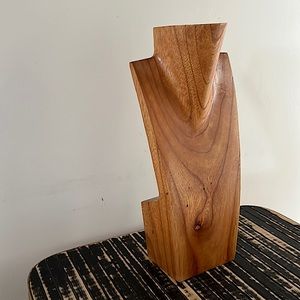 Wooden bust